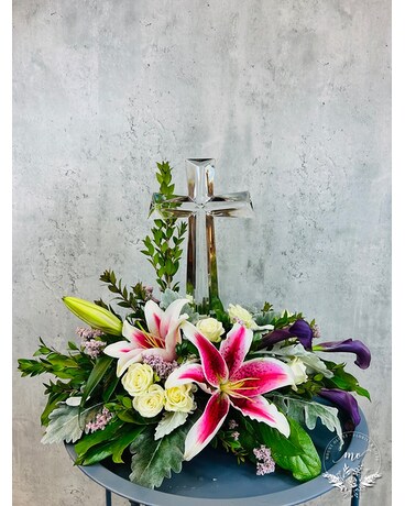 PEACE AND SERENITY  (Premium Pictured) Funeral Arrangement