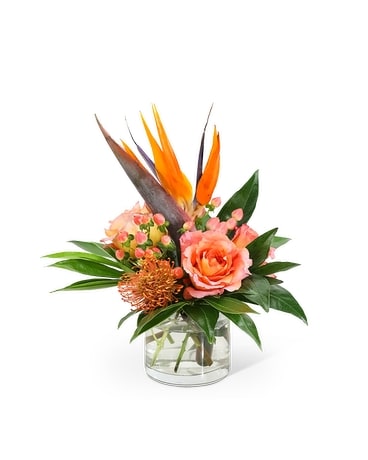 Fiery Spirit Flower Arrangement