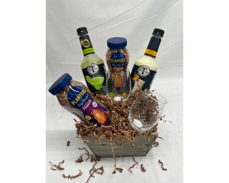 Bar tenders basket Flower Arrangement