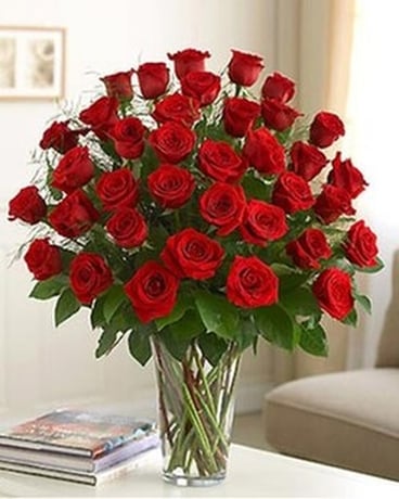 36 Red Roses Flower Arrangement