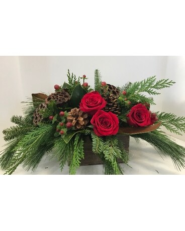 Evergreen Beauty Flower Arrangement