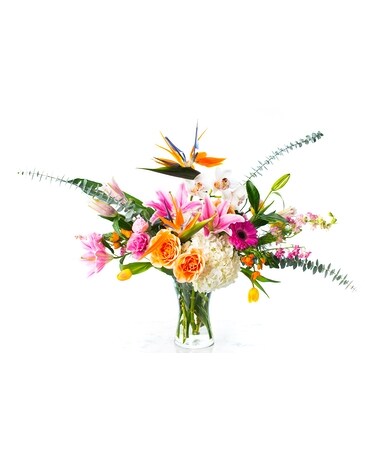 Tropical Passion Flower Arrangement