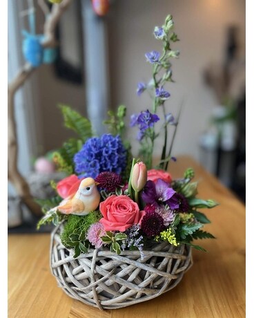Spring Nest Flower Arrangement