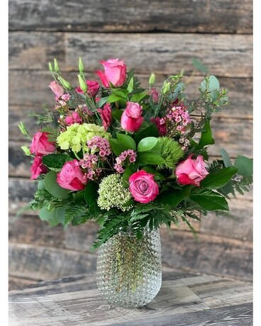 Purple Passion Flower Arrangement