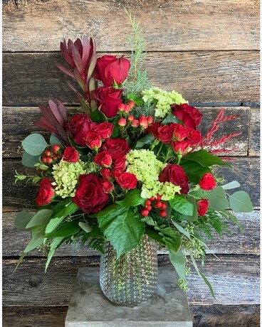 Christmas Wishes Flower Arrangement