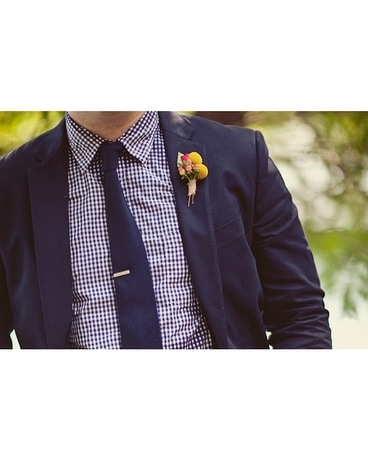 Boutonniere- Tropical Sunset Boutonniere