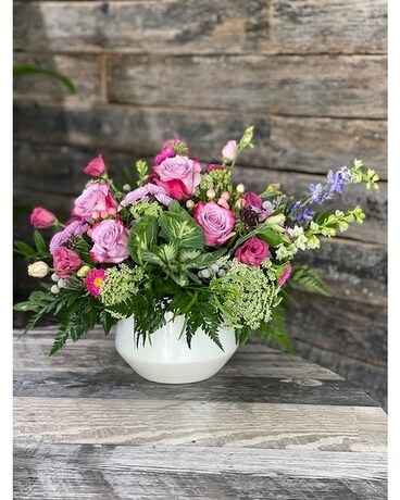 Pretty in purple Flower Arrangement