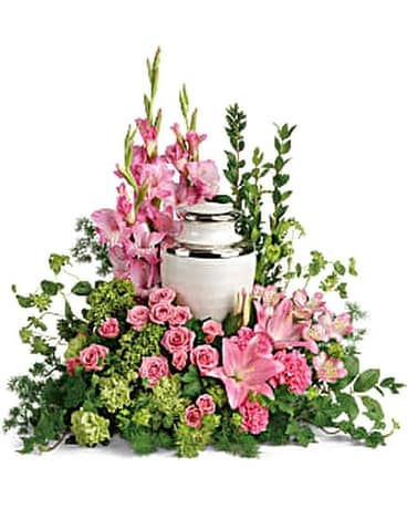 Sacred Solace Cremation Tribute Flower Arrangement