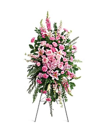 Glorious Farewell Spray Flower Arrangement