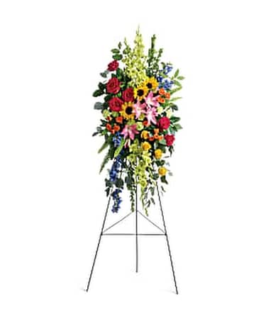 Love Lives On Spray Flower Arrangement