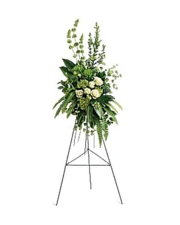 Forever At Peace Spray Flower Arrangement