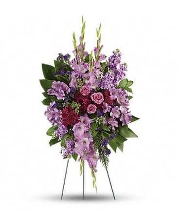 Lavender Reflections Spray Flower Arrangement