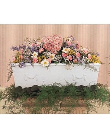 Heavenly Casket Spray Flower Arrangement