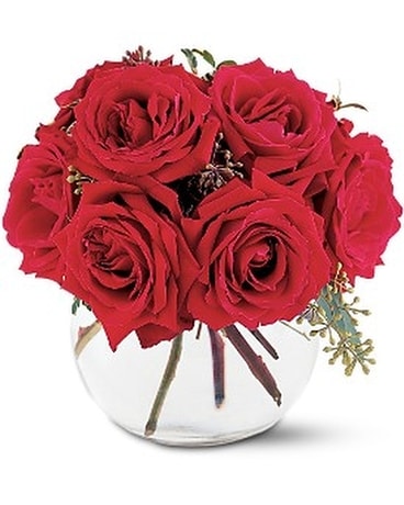 Gathering of Roses Flower Arrangement