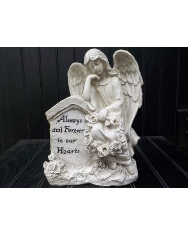 LED Angel Leaning on Plaque Gifts