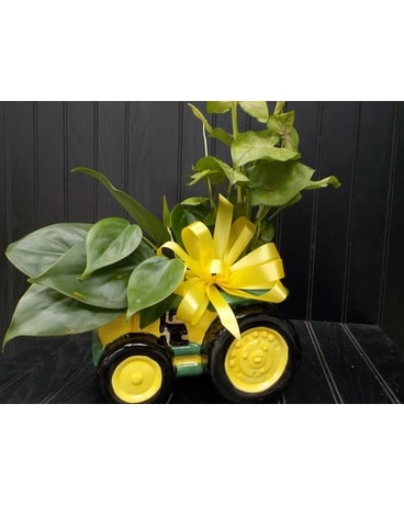 Tractor Planter Dish Garden Plant