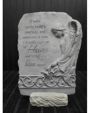 If Tears Could Build a Stairway Stone with Angel Gifts