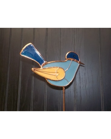 Light Blue Bird Yard Decor Gifts