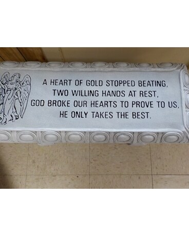 A Heart of Gold Bench Gifts
