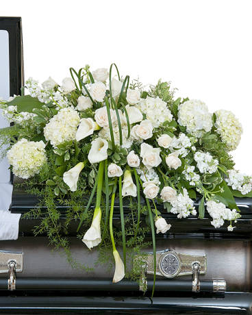 Elegant Love Casket Spray Flower Arrangement