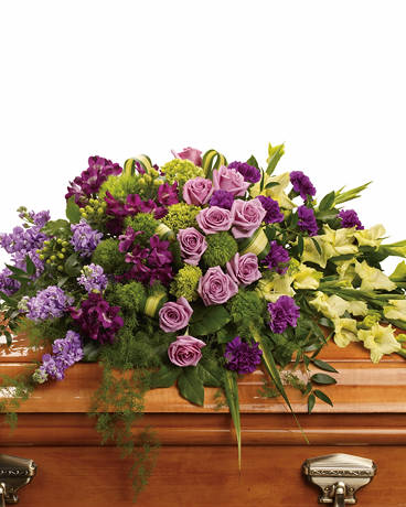 Reflections of Gratitude Casket Spray Flower Arrangement