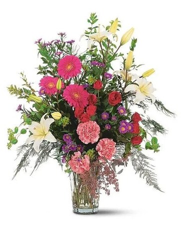 Elaborate Expressions Vase Flower Arrangement