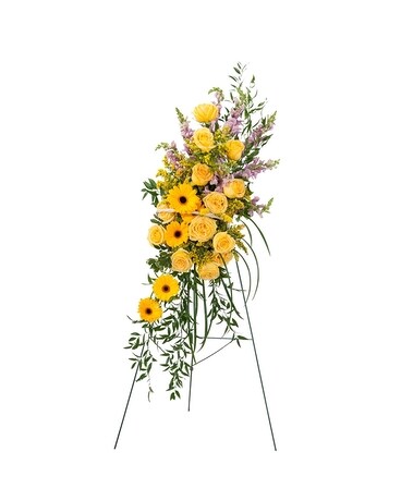 Vivid Memories Standing Spray Flower Arrangement