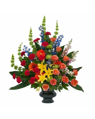 Treasured Celebration Urn Flower Arrangement