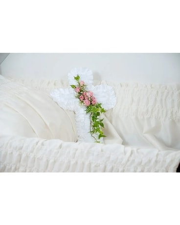 Cross Pillow Flower Arrangement