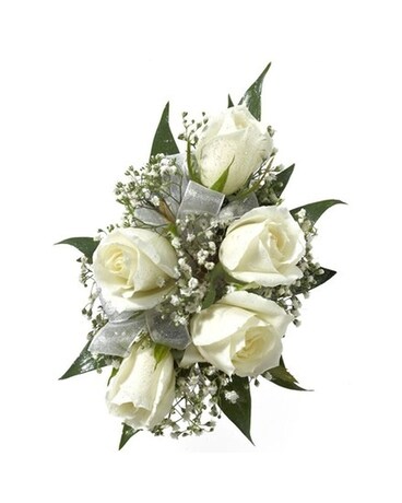 White Rose Corsage Corsage
