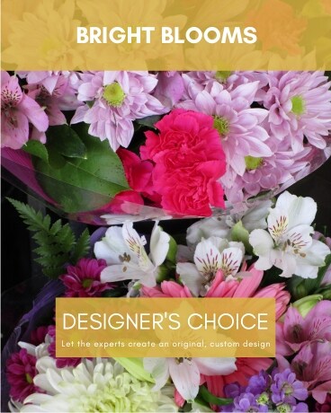 Bright Blooms Designer's Choice Flower Arrangement