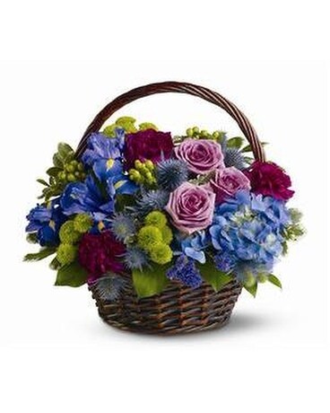 Twilight Garden Basket Arrangement