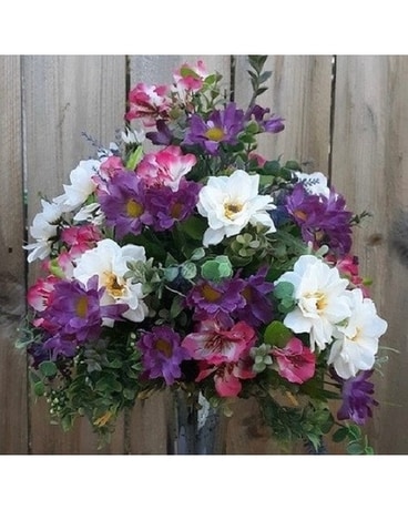Cemetery Spring Tribute Sympathy Arrangement