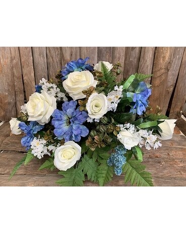 Tombstone Rack - White & Lt Blue Custom product
