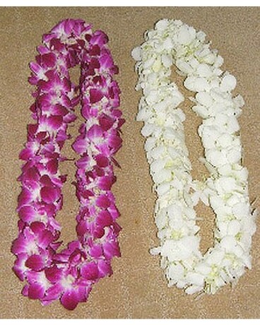 Dendrobium orchid lei Flower Arrangement