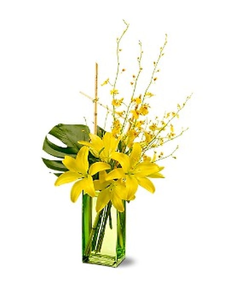 Tranquility Floral in Yellow