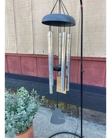 Silver Verses Windchime Flower Arrangement