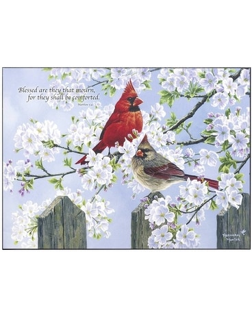 GLORIOUS MORNING CARDINALS WALL PLAQUE Gifts