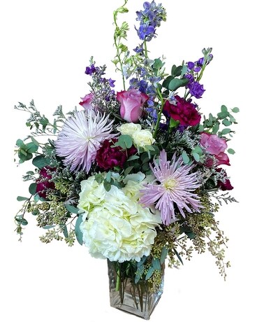 Magenta Garden Flower Arrangement