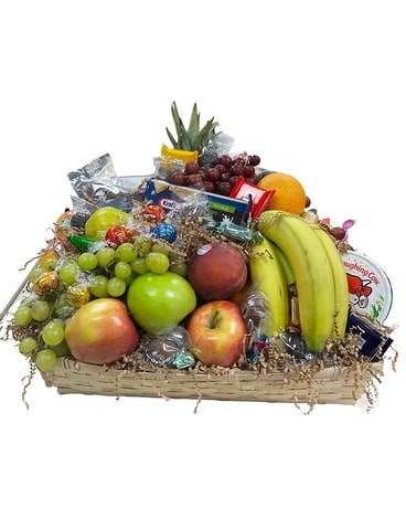 Large Fruit & Cheese Snack Basket Gift Basket