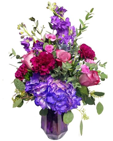 Magenta Thyme Flower Arrangement