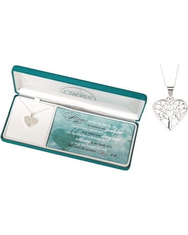 Mom, Heart of Family Tree Necklace Gifts