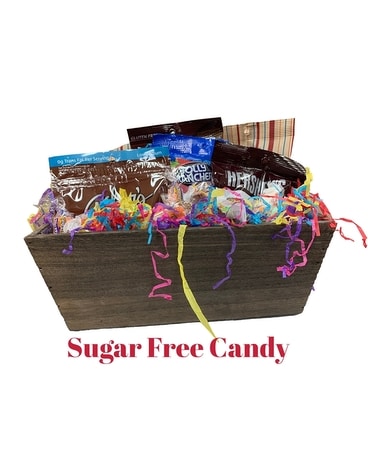 Sugar Free Candy Basket Gift Basket