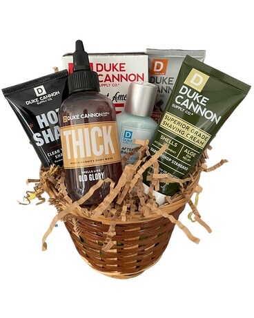 Duke Cannon Sampler Flower Arrangement