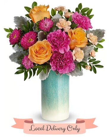 Aqua Allure Bouquet Flower Arrangement