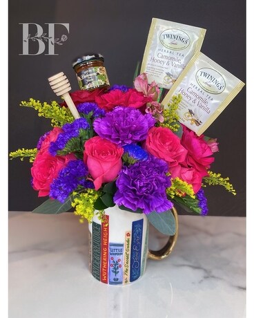 Cozy Tea Bouquet Flower Arrangement