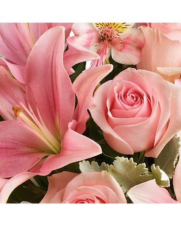 Soft Pinks Designer's Choice Flower Arrangement