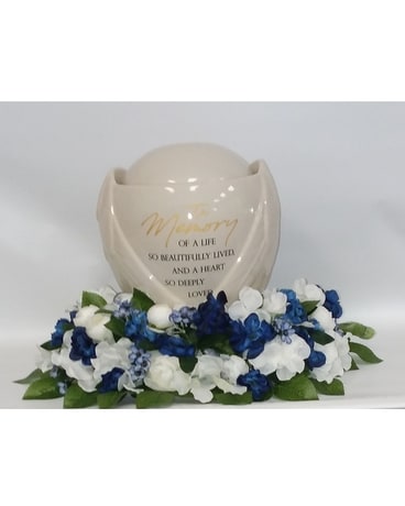 Memory of a Life Bubbler Funeral Arrangement