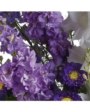 Purple Designer's Choice Flower Arrangement