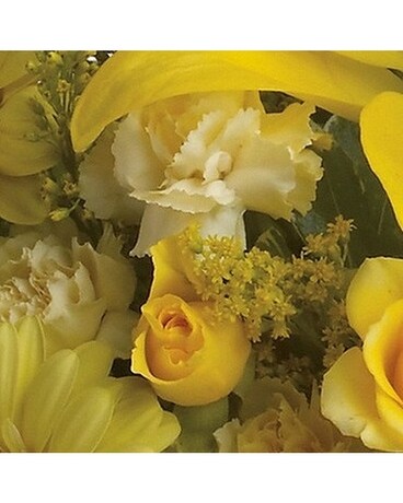 Yellow Designer's Choice Flower Arrangement
